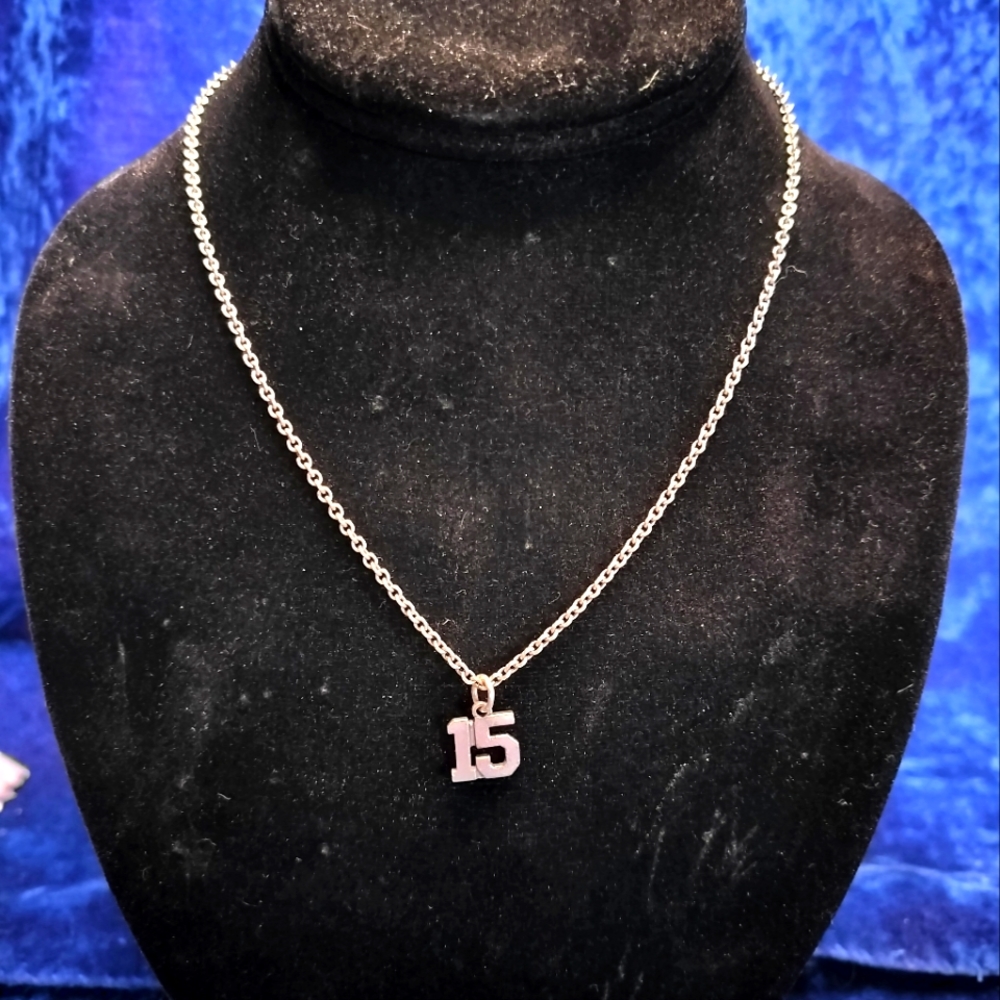 James Avery Quinceanera 15th birthday necklace sterling
